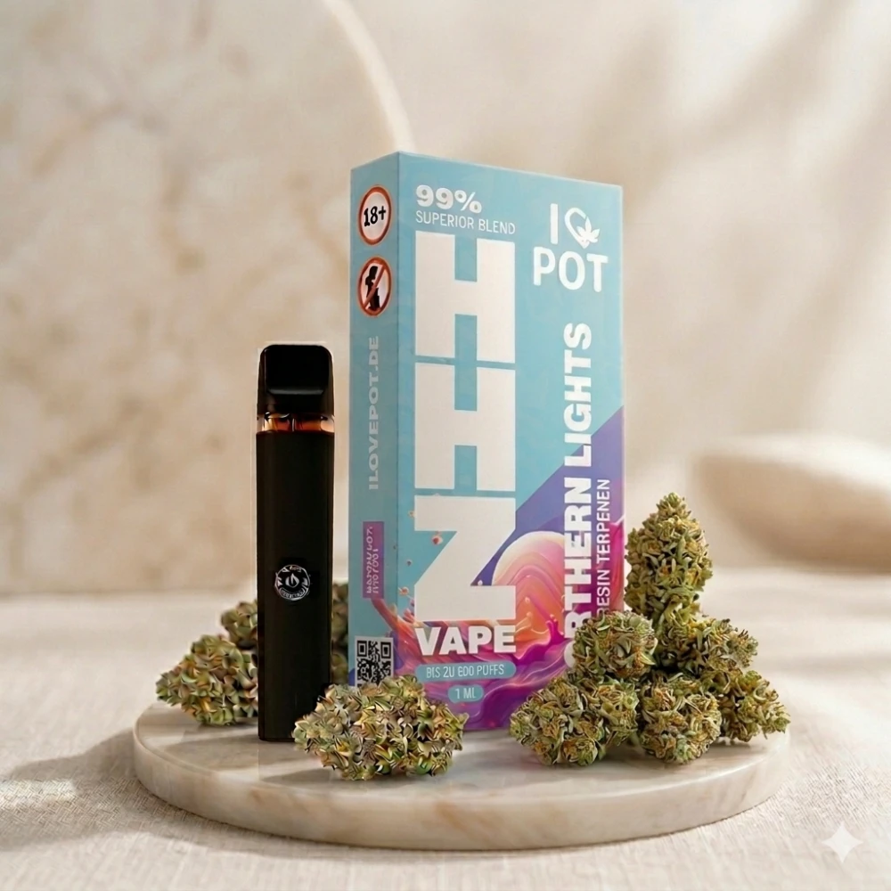 HHZ Vape, 99% Superior Blend, 1ml Northern Lights
