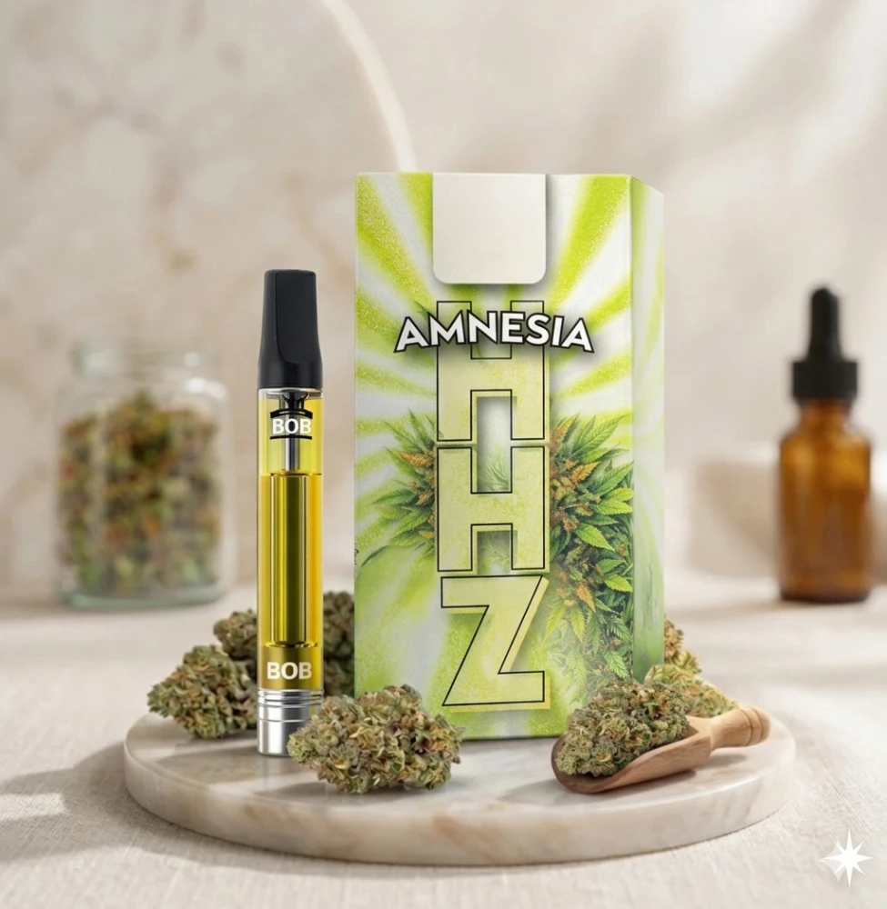 BOB HHZ Vape, 1ml Amnesia