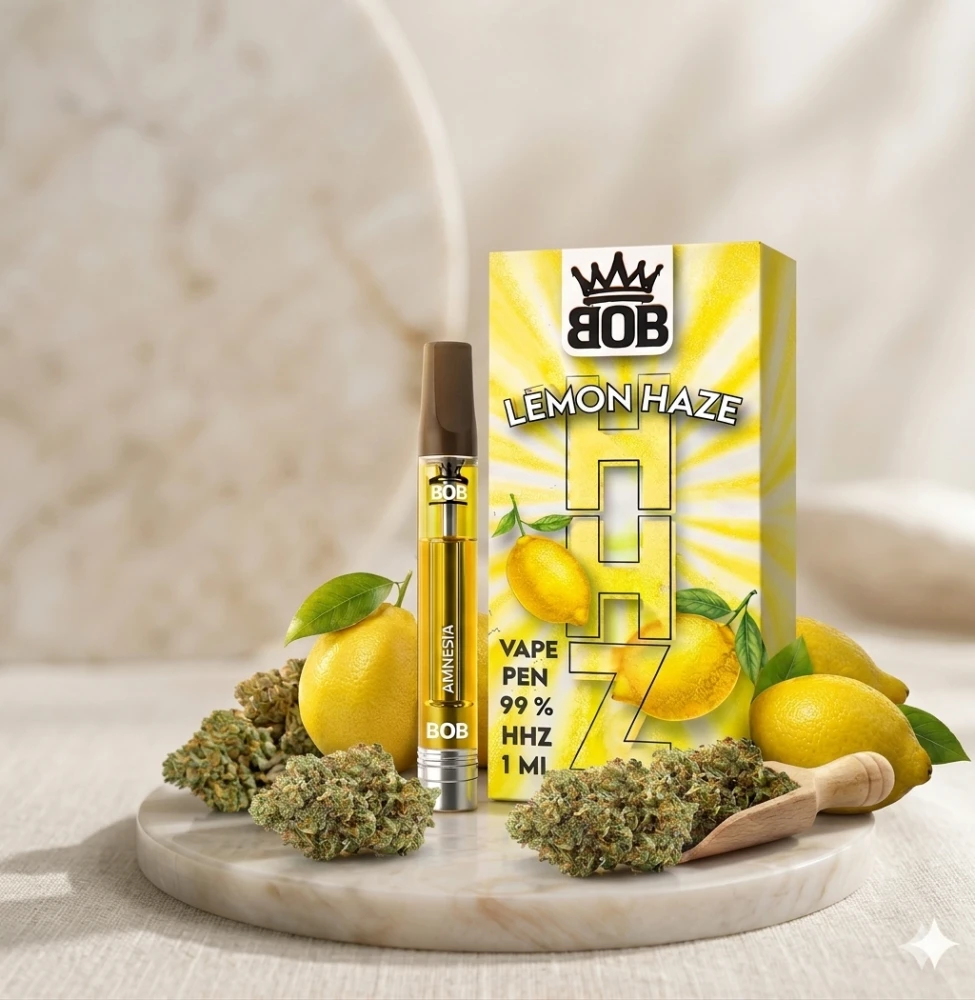 BOB HHZ Vape, 1ml Lemon Haze