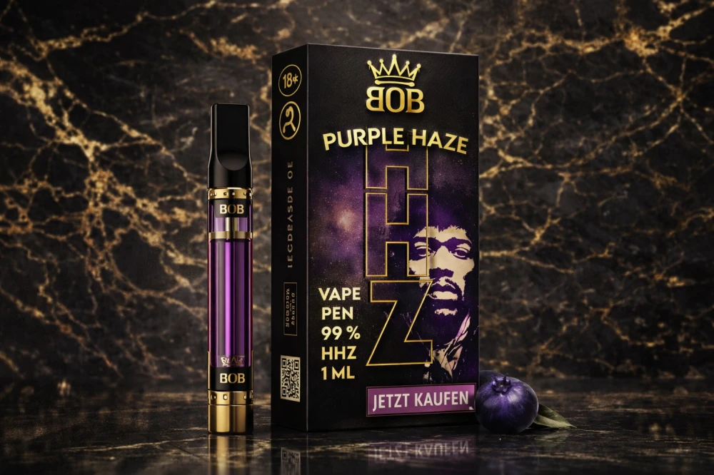 BOB HHZ Vape, 1ml Purple Haze
